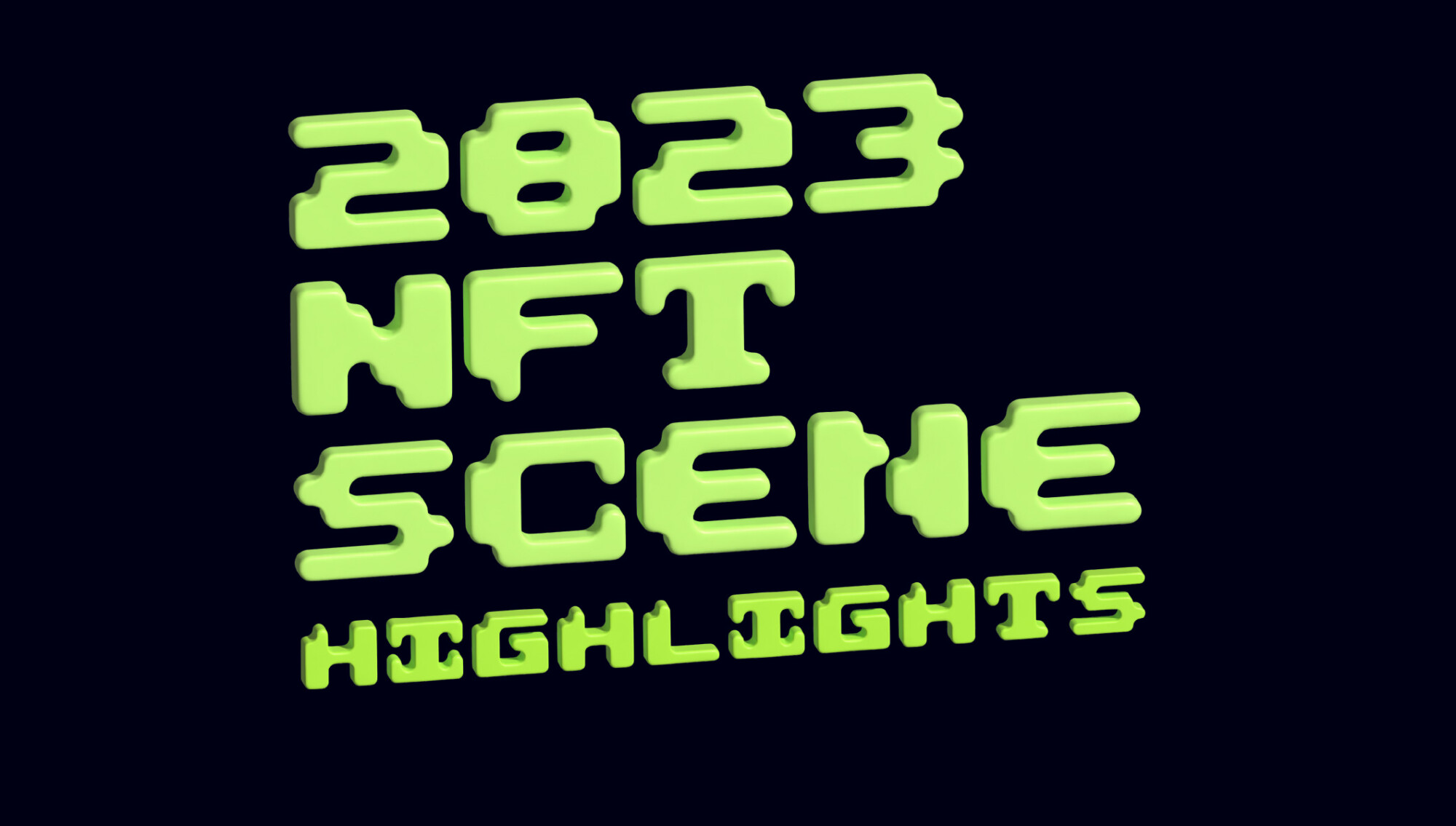 2023 NFT Scene Highlights (Part2) NFTをめぐる出来事と作品
